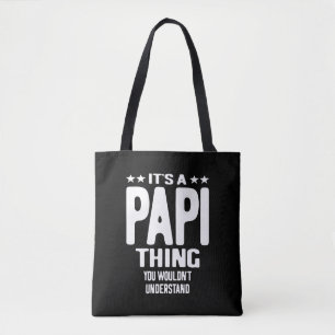 Det är en papi Sak Far Gift Tygkasse