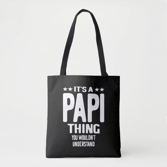 Det är en papi Sak | Far Gift Tygkasse (Framsida)