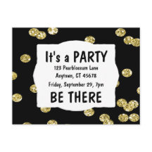 Det är en Party Guld Glitter