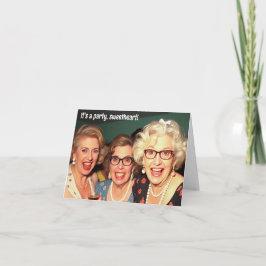 "Det är en Party, raring!" Informationskort Kort