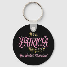 Det är en Patricia-sak Rosa Guld Kvinnor Present