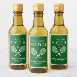 Det är en perfekt match Tennismöhippa Vinetikett