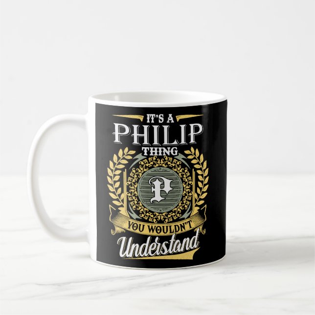 Det är en Philip Sak som du inte kunde förstå Kaffemugg (Vänster)