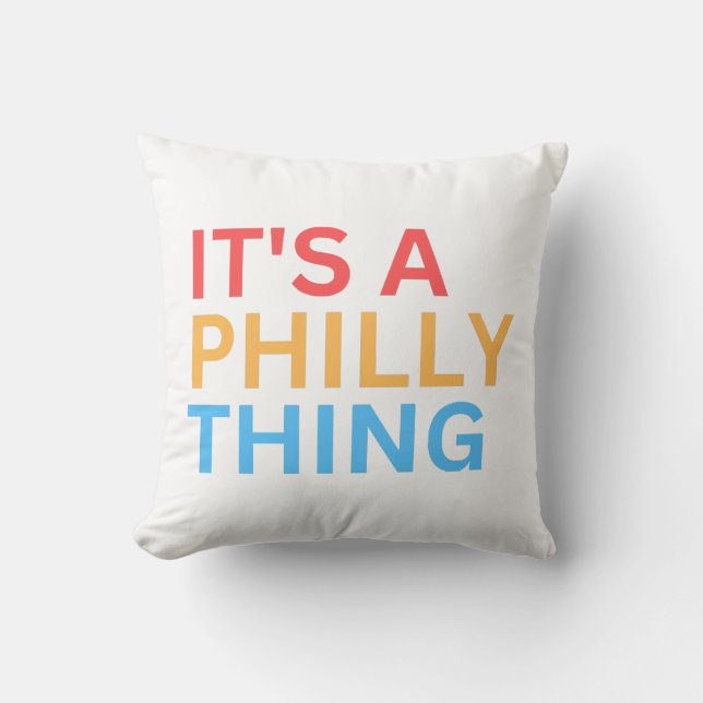 DET ÄR EN PHILLY SAK KUDDE (Framsida)