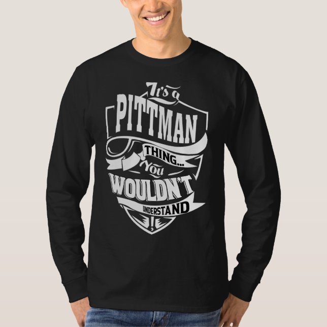Det är en Pittman Sak T Shirt (Framsida)