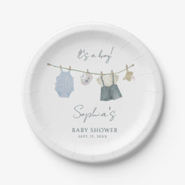 Det är en pojk, enkel klädsel, babykläder