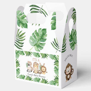 Det är en pojk-safari-babydisklåda presentaskar