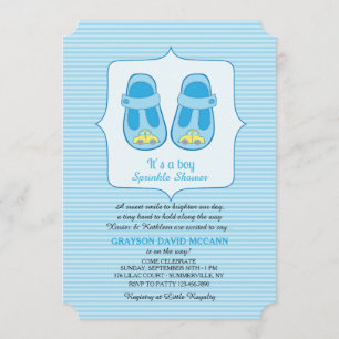 Det är en pojk-skugga. inbjudningar