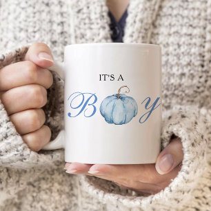 Det är en pojkbaby-pumpa kaffemugg