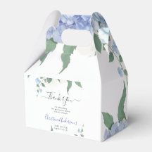 Det är en pojkblå Hydrangea Botanical Baby Shower