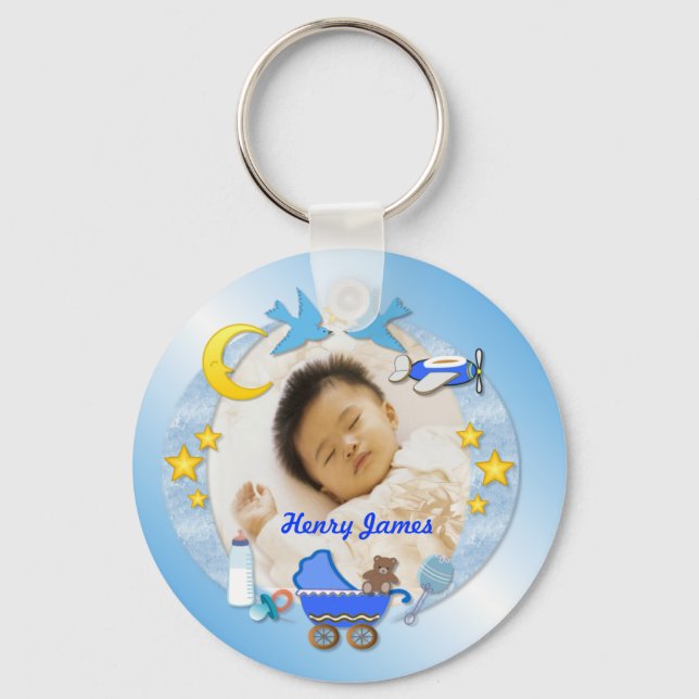 Det är en pojke! # 2 ~ Nyckelkedja Nyckelring (Framsida)