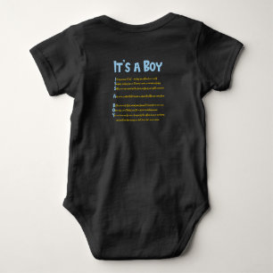 "Det är en pojke" Baby Body Kostym T Shirt