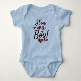 Det är en pojke! Baby Gender Reveal Baby Bodykosty T Shirt