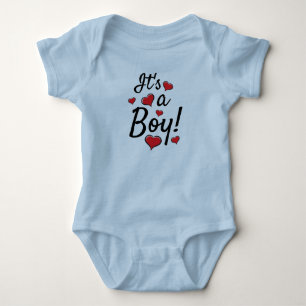 Det är en pojke! Baby Gender Reveal Baby Bodykosty T Shirt