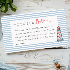 Det är en pojke Baby Shower Böcker för Bebis Tilläggskort