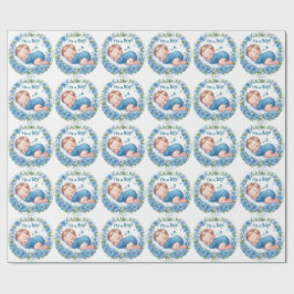 Det är en pojke Baby Shower-dekal Presentpapper