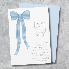 Det är en pojke baby shower inbjudningar