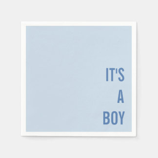 Det är en pojke baby shower pappersservett
