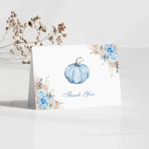 Det är en pojke Baby Shower Pumpa Tack Kort