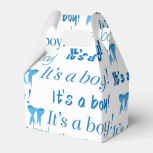 Det är en pojke, baby shower somgåvan boxas presentaskar