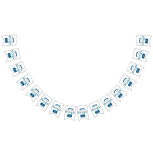 Det är en pojke baby shower vimpel banner