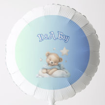"Det är en pojke" Babykläder Party Decor - Nalle