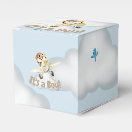 Det är en pojke! Babyskor eller Anpassningsbar Bir Presentaskar