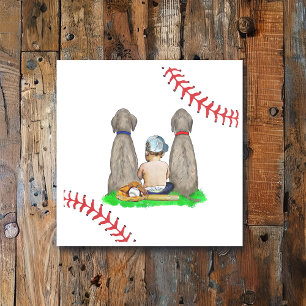 Det är en pojke, Baseball Thécks pojkstövel Pappersservett