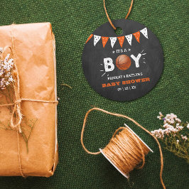 Det är en pojke! Basketboll, teman med samkörd bab Gåvor Etiketter