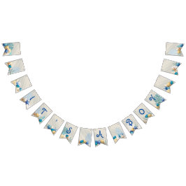 Det är en pojke, Beach Theter Boy's Baby Shower Vimplar