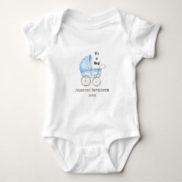 Det är en pojke! Blått Baby Gravid-meddelande T Shirt