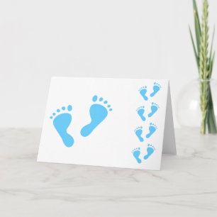 Det är en pojke - Blue Baby Feet Meddelande
