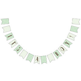 Det är en pojke! - Bunting Flaggor