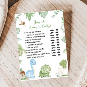 Det är en pojke Dinosaurie Baby Shower Gissa vem s