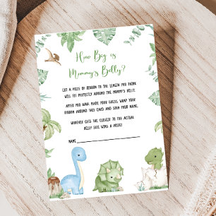 Det är en pojke Dinosaurie Baby Shower Hur stor är