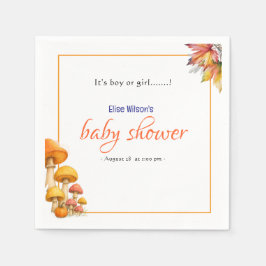 Det är en pojke eller flicka... pappersservett