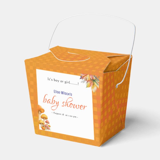 Det är en pojke eller tjej Halloween-saga Presentaskar (Framsidan Sidan)