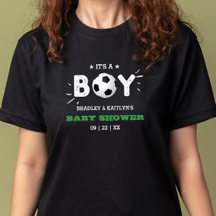 Det är en pojke! Fotbollsskuvret med medskjuten ba T Shirt