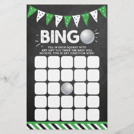 Det är en pojke! Golf Thenzed Co-ed Baby Shower Bi