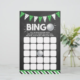 Det är en pojke! Golf Thenzed Co-ed Baby Shower Bi