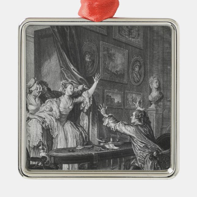 Det är en pojke julgransprydnad metall (Framsidan)