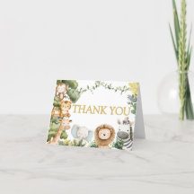 Det är en pojke Jungle Safari Animal Baby Shower