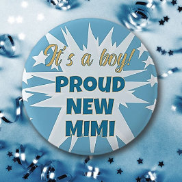 Det är en pojke! Knappen Nytt MIMI Knapp