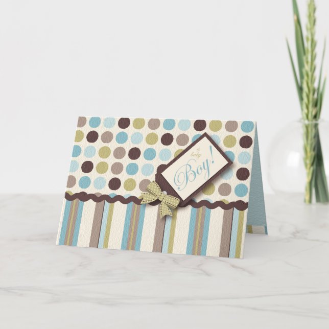 Det är en pojke! Kort (Framsida)