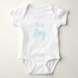 Det är en pojke, ljusblå baby shower, könsbestämni t shirt