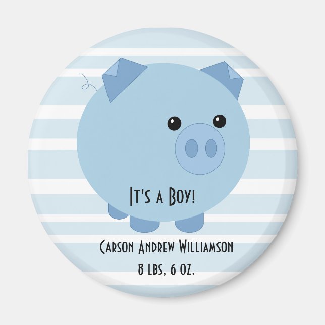 Det är en pojke! Magnet (Framsidan)