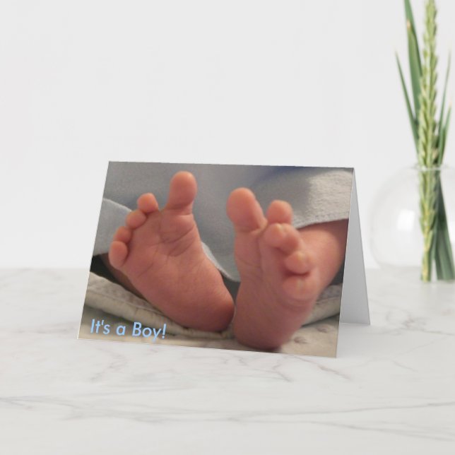 Det är en pojke! meddelande (Framsida)