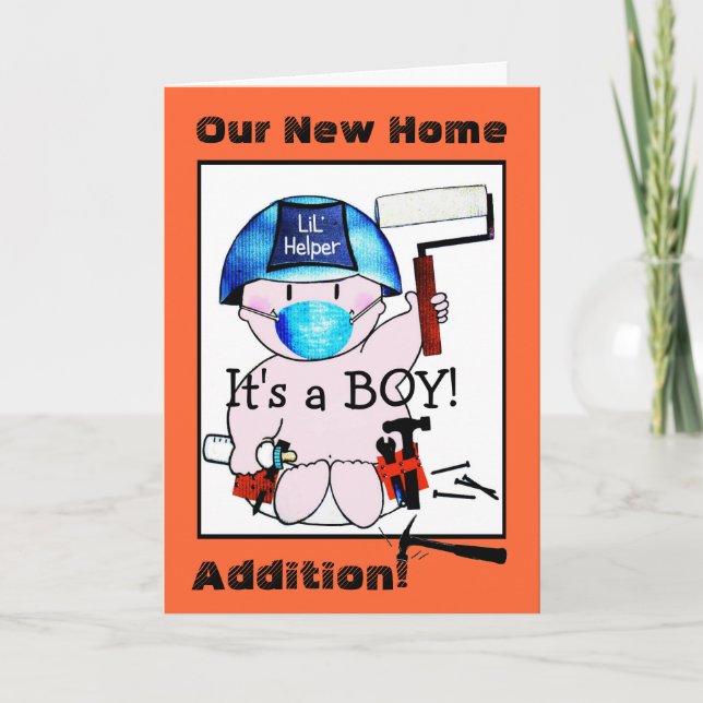 Det är en pojke! Meddelande från Lil'Carpenter (Framsida)