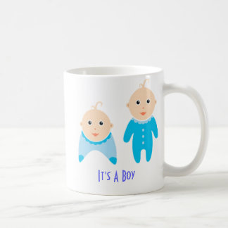 Det är en pojke: Nyfödd pojkemugg Kaffemugg