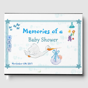 Det är en pojke - Personlig Baby Shower Gästböcker